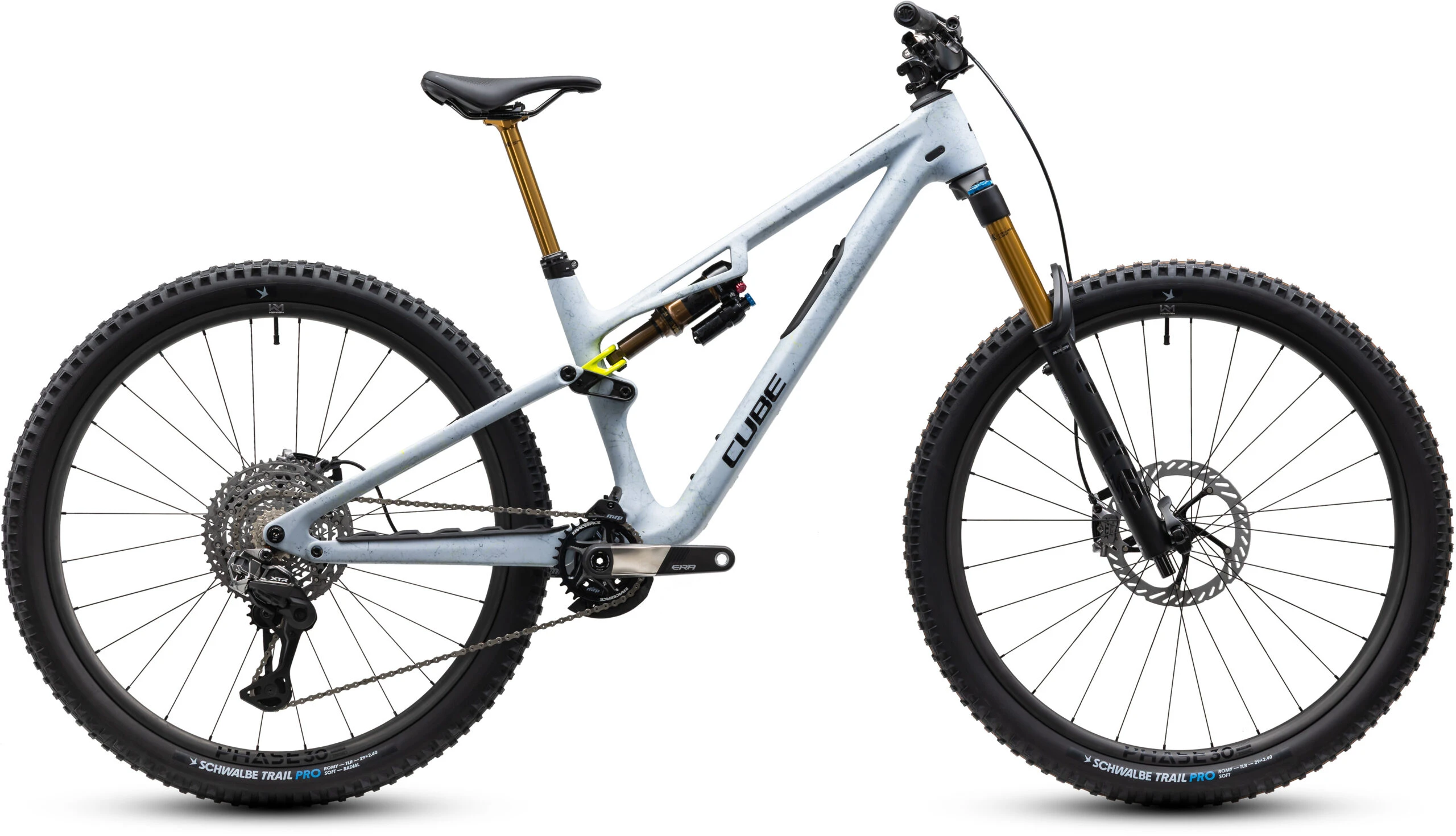 Himmelblaues Mountainbike von Cube